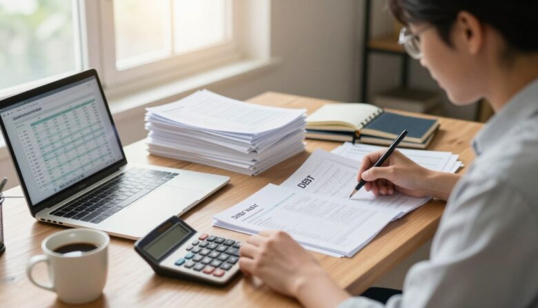 debt payoff strategy freelancer