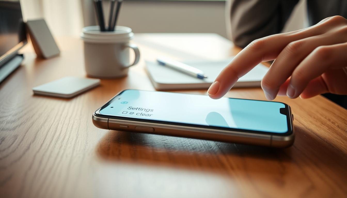 como limpar cache do celular